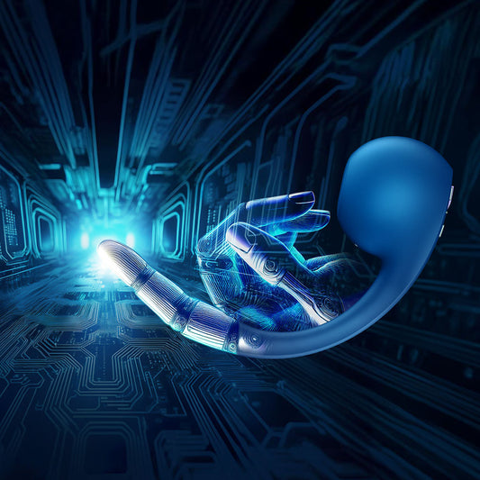 Satisfyer Pro+ Wave 4 - Blue USB Rechargeable Vibrator with Air Pulse Stimulation and App Control