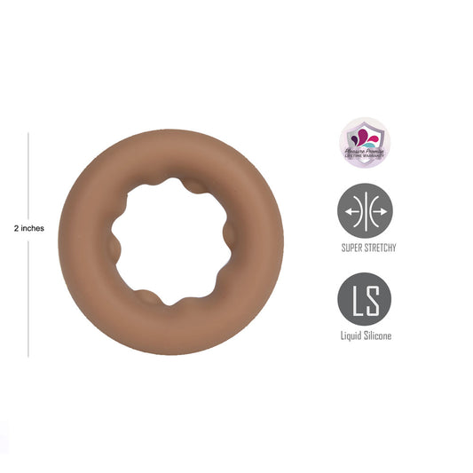 Maia GUNNER - Caramel - Tan Brown Cock Ring