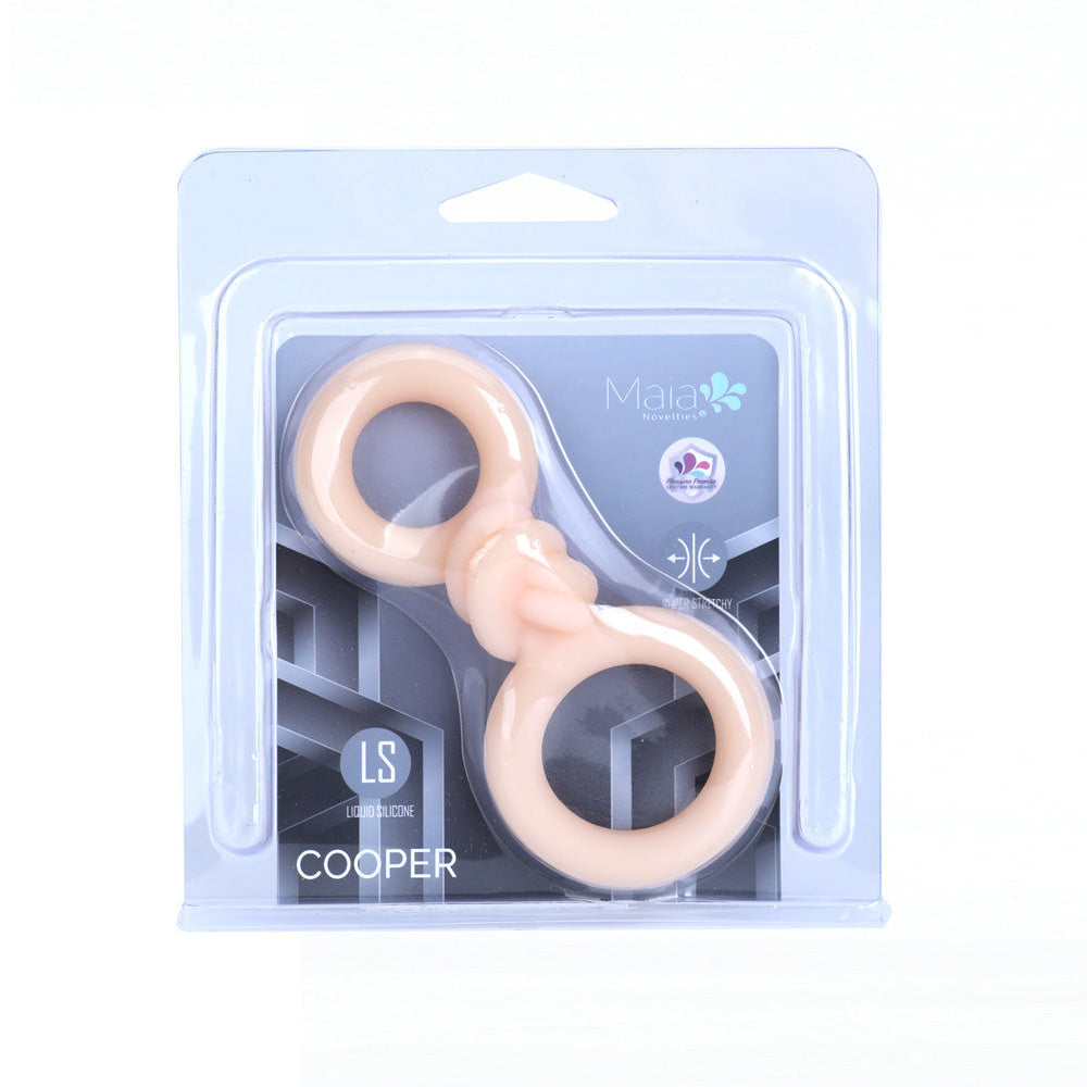 Maia COOPER - Vanilla - Flesh Cock & Balls Rings