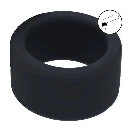 LEVELZ Liquid Silicone Ball Strap - M - Black - Black Ball Strap