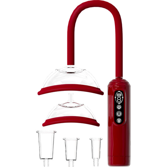 Breast & Nipple Pump - Red - Red USB Rechargeable Ladies Pump Set