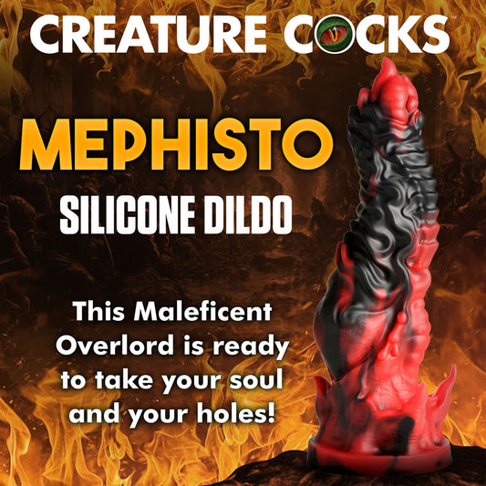 Creature Cocks Mephisto - Red/Black 18.5 cm Fantasy Dildo