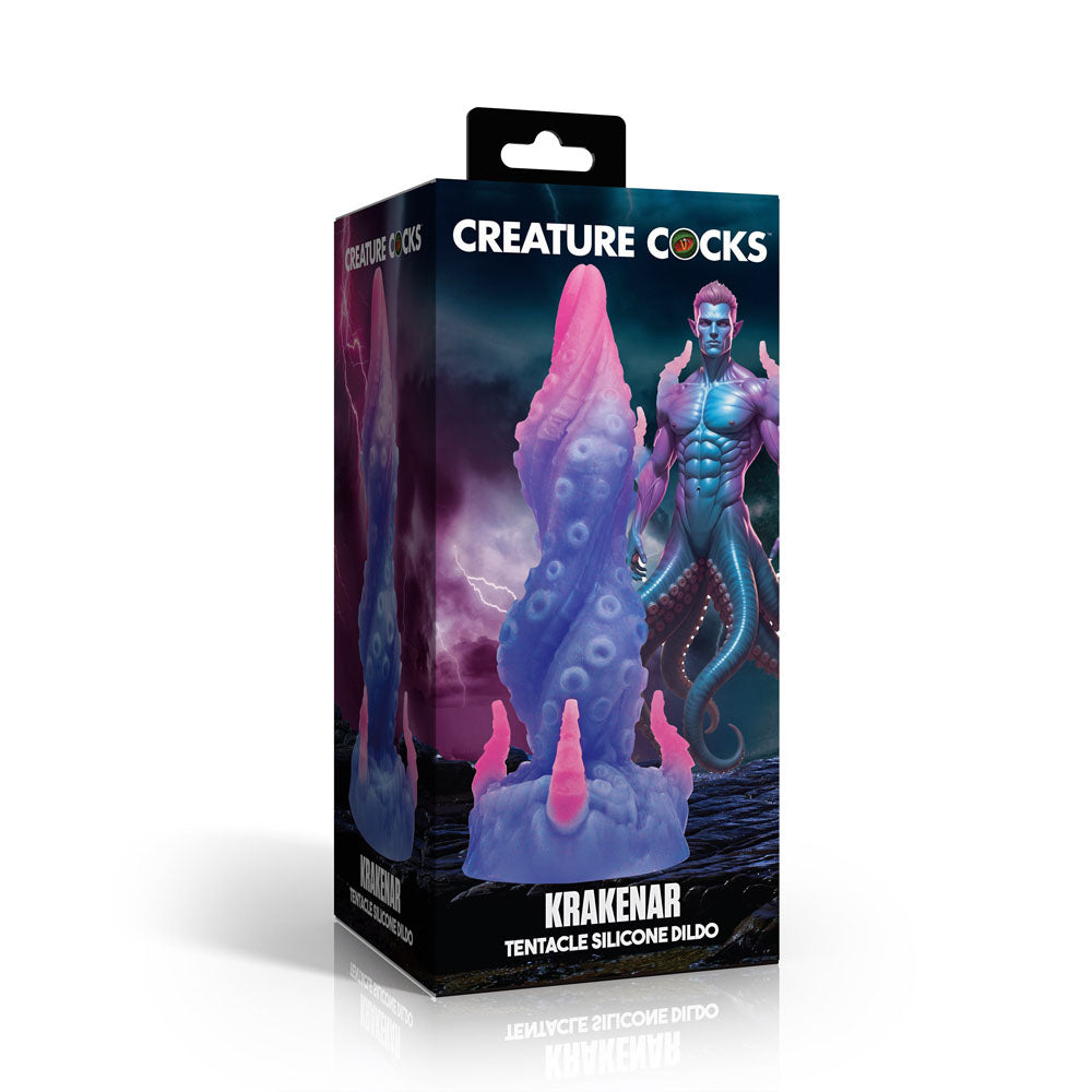 Creature Cocks Krakenar - Purple/Pink 19.8 cm Silicone Tentacle Fantasy Dildo