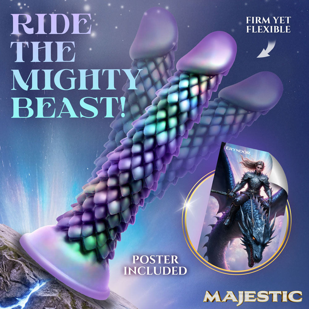 Majestic Eryndor - Opal 22.9 cm Fantasy Dragon Dildo