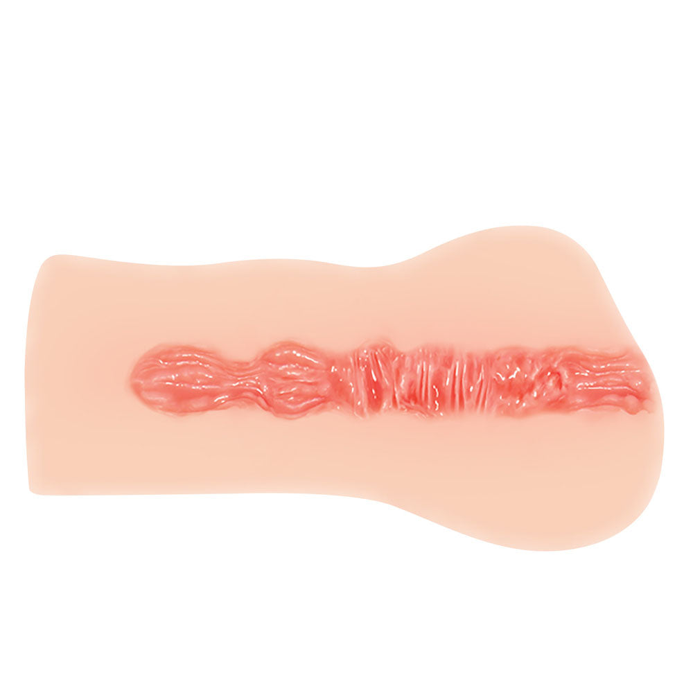 CRAZY BULL LEA Vibrating Vagina Stroker - Flesh Vibrating Vagina Stroker