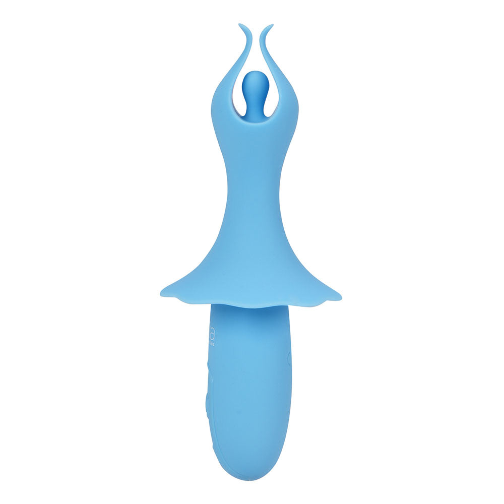Maia SIENNA - Blue - Blue 15.2 cm USB Rechargeable Fluttering Bullet