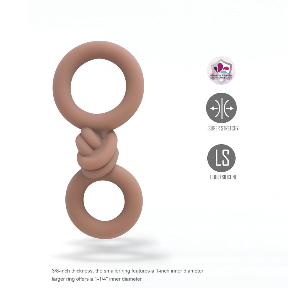 Maia COOPER - Caramel - Caramel Cock & Balls Rings