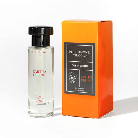 Eye Of Love Love In Bloom Earths Desire Pheromone Cologne - 30ml - Cypress & Bergamot Scented Pheromone Cologne for Men to attract Women - 30 ml Spray