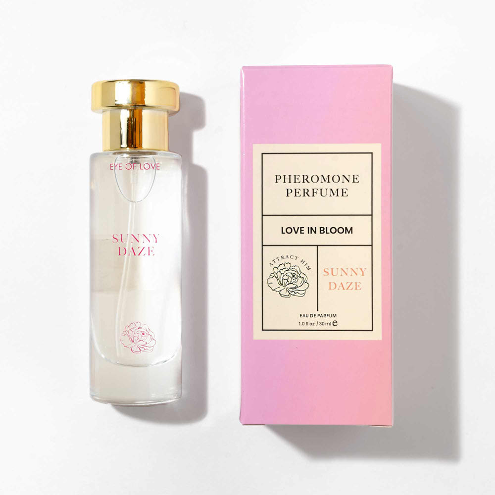 Eye Of Love Love In Bloom Sunny Daze Pheromone Perfume - 30ml - Floral & Citrus Scented Pheromone Parfum for Women to attract Men - 30 ml Spray