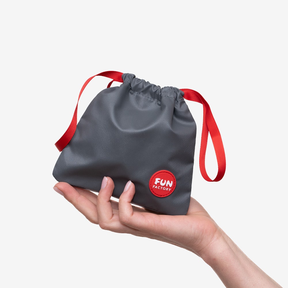 Fun Factory TOYBAG S grey - Grey Discreet Storage Bag - Small