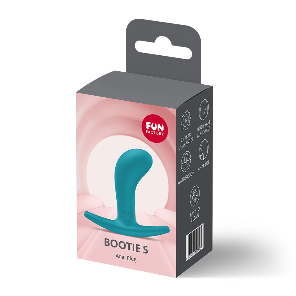 Fun Factory BOOTIE S Aquamarine - Aquamarine 7.9 cm Small Butt Plug