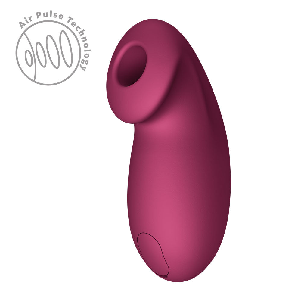 Fun Factory DESIRE Wine Red - Wine Red USB Rechargeable Air Pulse Stimulator