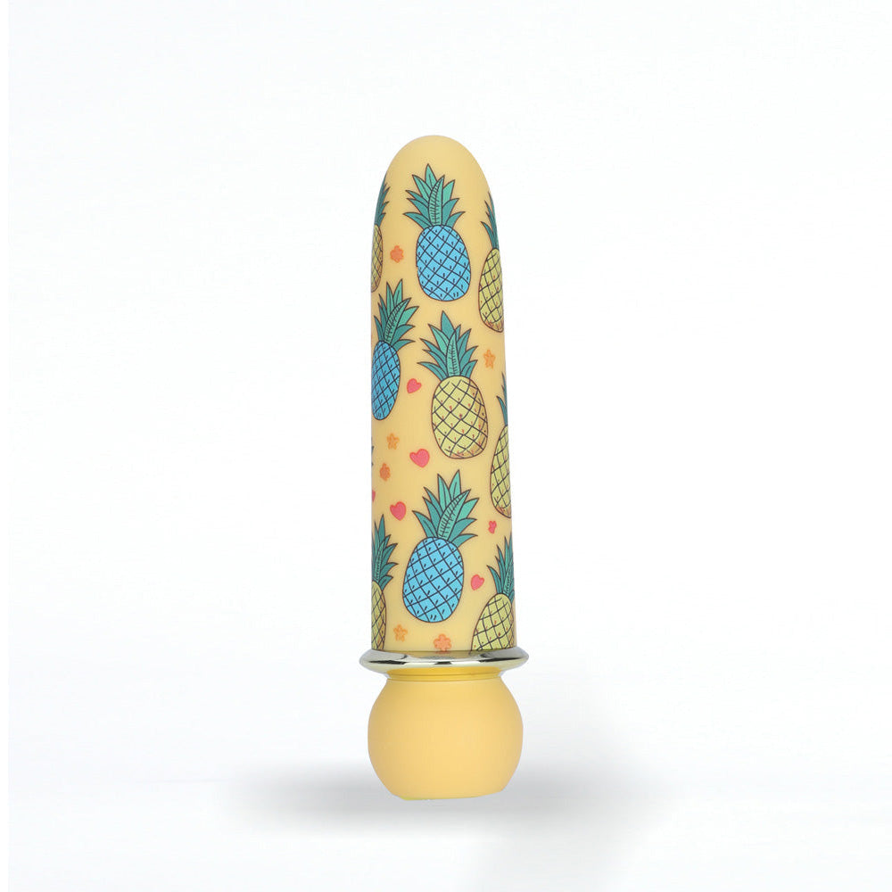 Maia KONA - Pineapple Yellow 10 cm USB Rechargeable Powerful Bullet