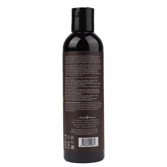 Hemp Seed Massage & Body Oil - Beach Daze (Coconut & Pineapple) Scented - 237 ml Bottle