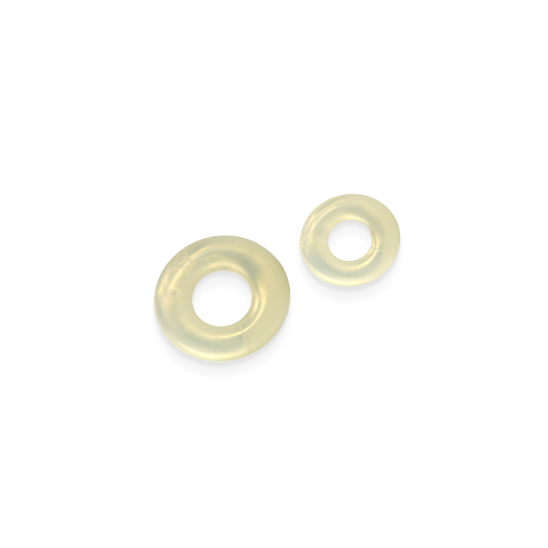Fantasia - Double Stack - Amber - Amber Cock Rings - Set of 2 Sizes