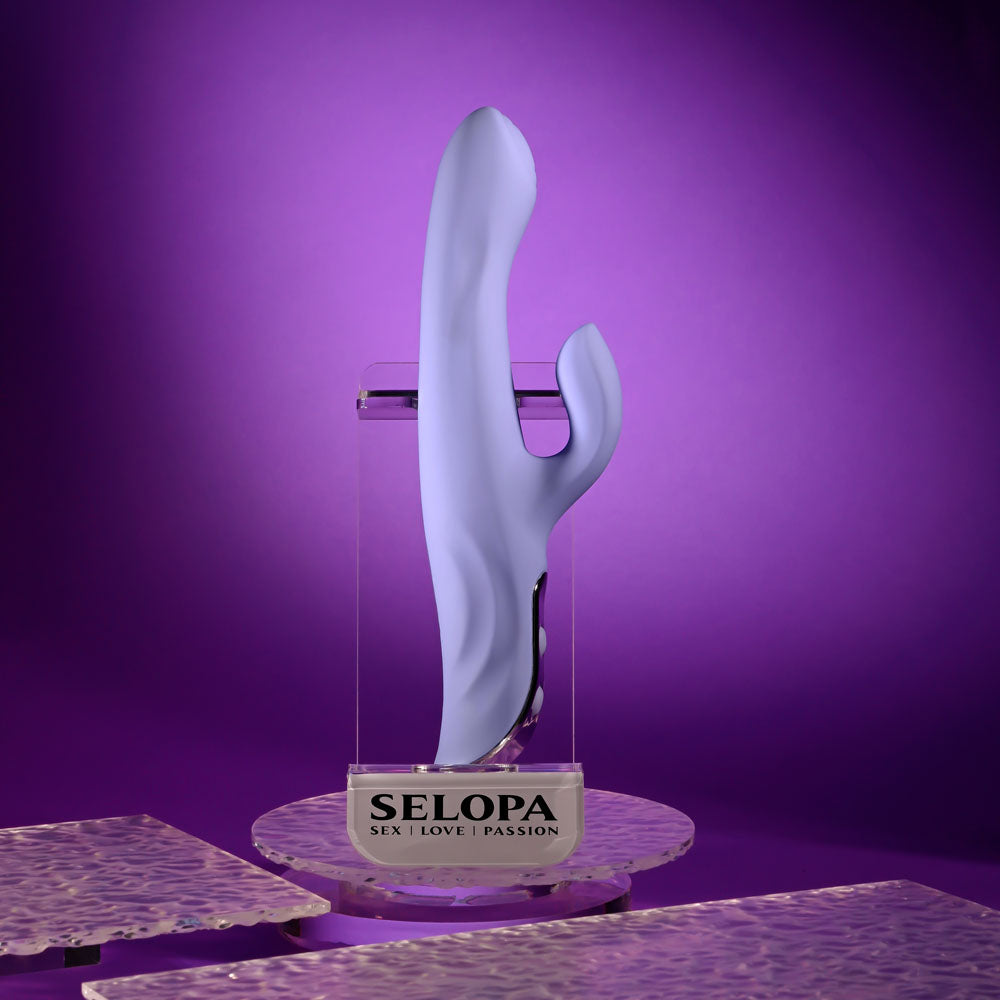Evolved LAVENDER LOVE - Purple 23.3 cm USB Rechargeable Rabbit Vibrator