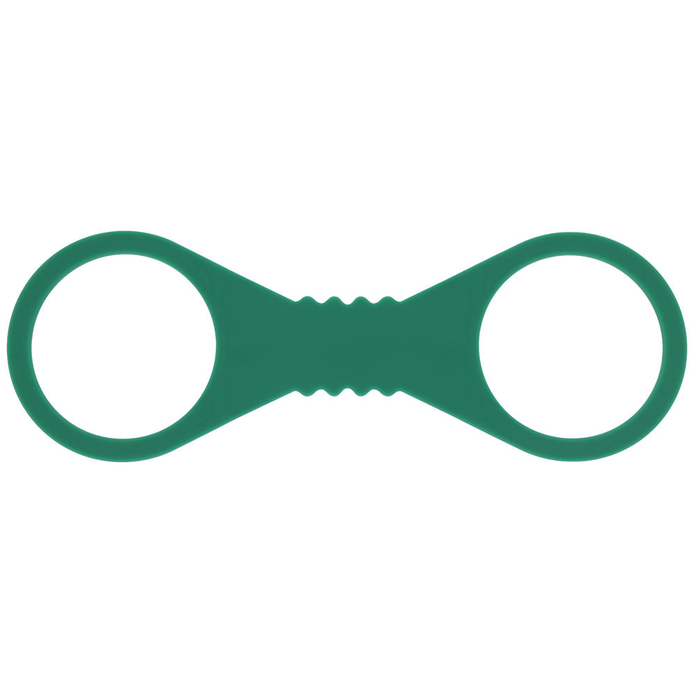 Sex & Mischief Indica Large Silicone Cuffs - Green Large Restraints