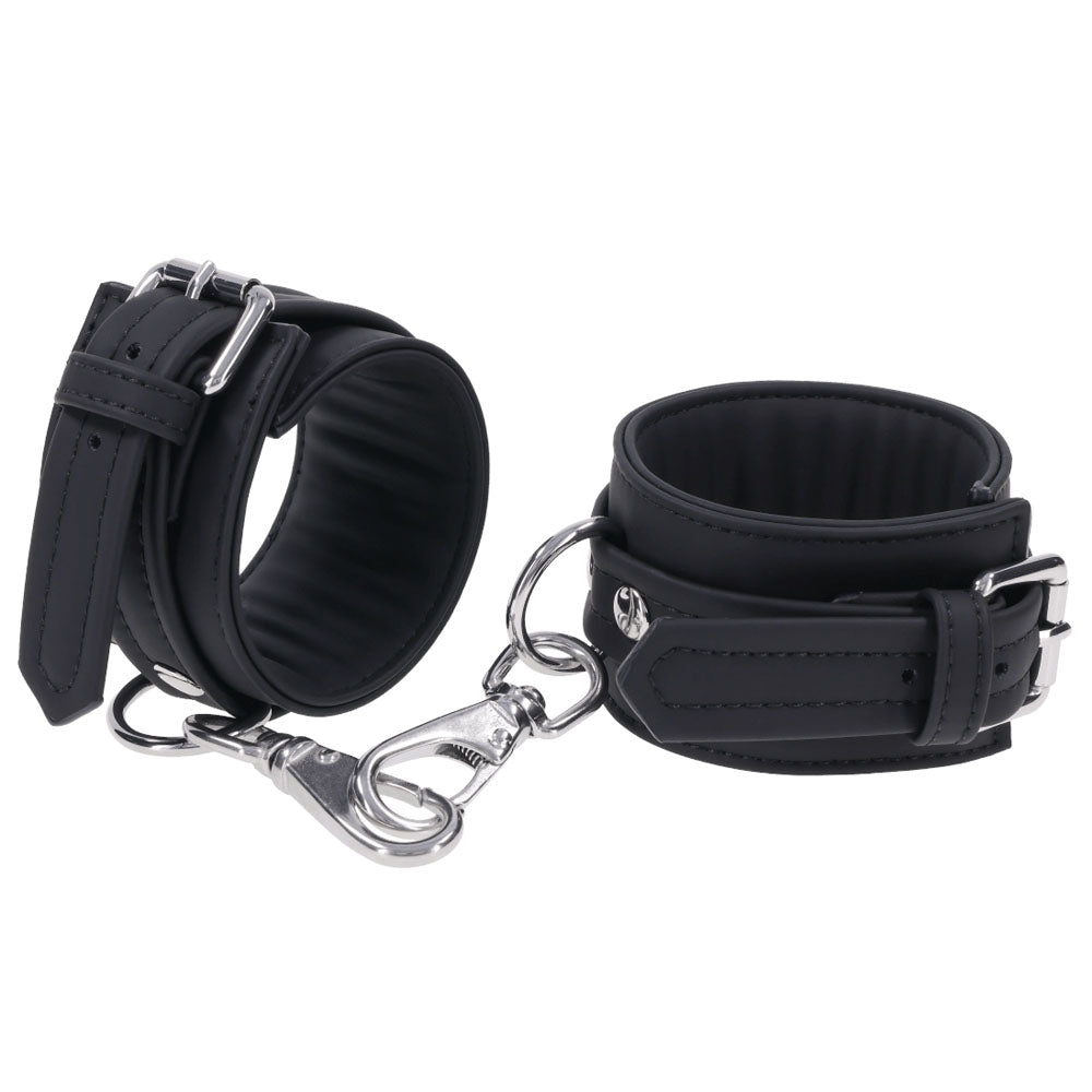 SPORTSHEETS Signature Midnight Muse Handcuffs - Black Adjustable Restraints